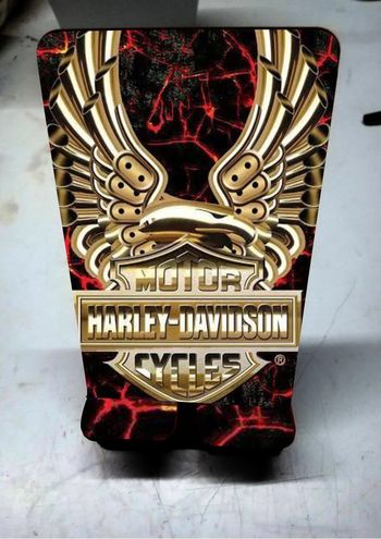 support téléphone motif harley davidson neuf