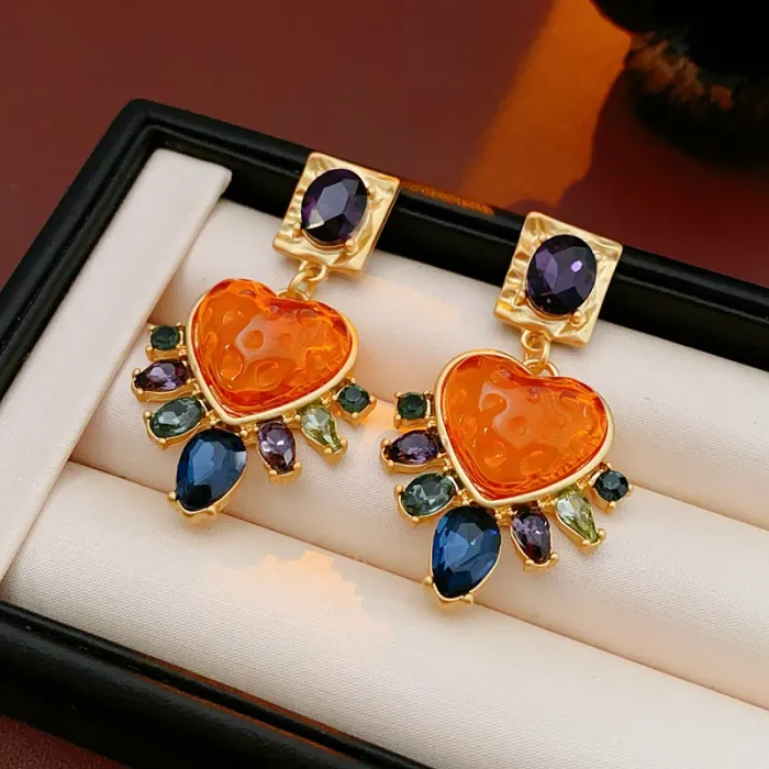 Boucles d oreilles baroque