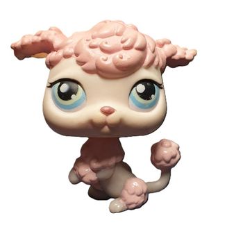 Littlest Petshop LPS Chien Caniche rose #48