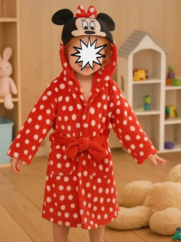 Peignoir Minnie Disney taille 3 ans