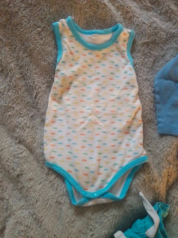 Lot short bodies 2 ans garçon - photo numéro 6