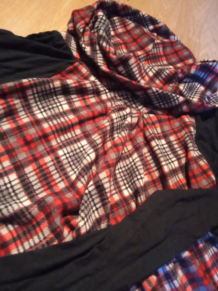 Pull léger a manches longues motif ecossais - photo numéro 3