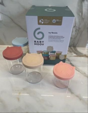 Babymoov pots en verre neufs