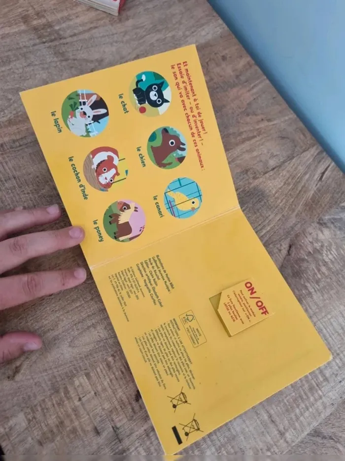 Livre enfant sonore les animaux - photo numéro 5