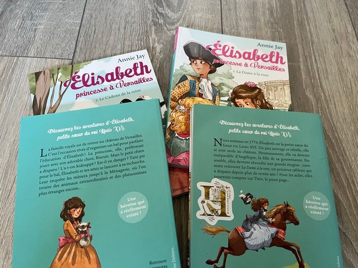 Lot 4 livres Elisabeth princesse à Versailles - photo numéro 2