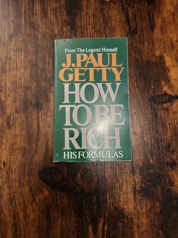 Livre : Getty How to be rich