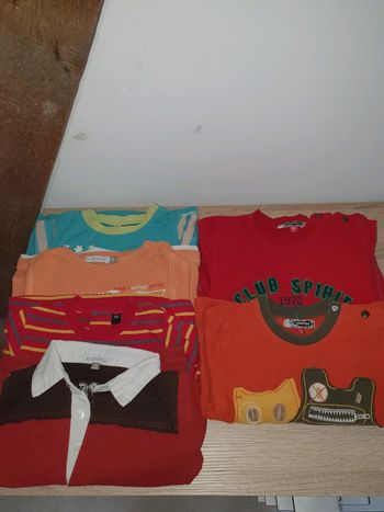 Lot de 6 Tee-shirt à manches longues