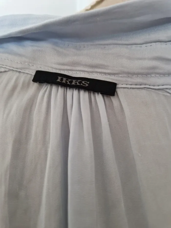 Chemisier ikks bleu taille 42 - photo numéro 8