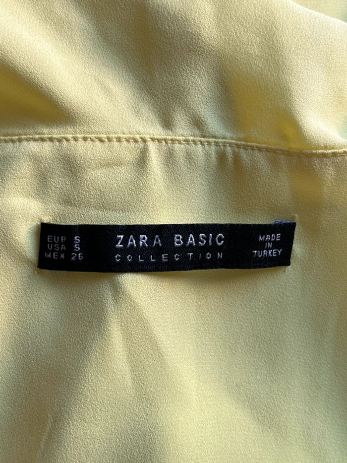 Blouse débardeur jaune Zara S - photo numéro 6