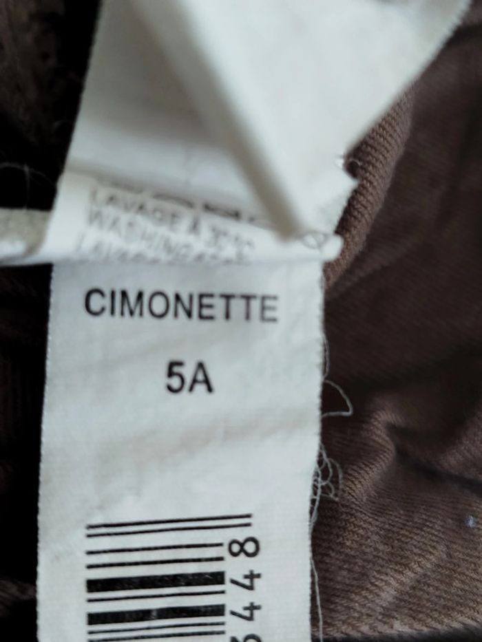 Robe manches courtes marron thème chats Sergent Major taille 5 ans - photo numéro 4