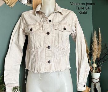 Veste en jeans  Taille 34 