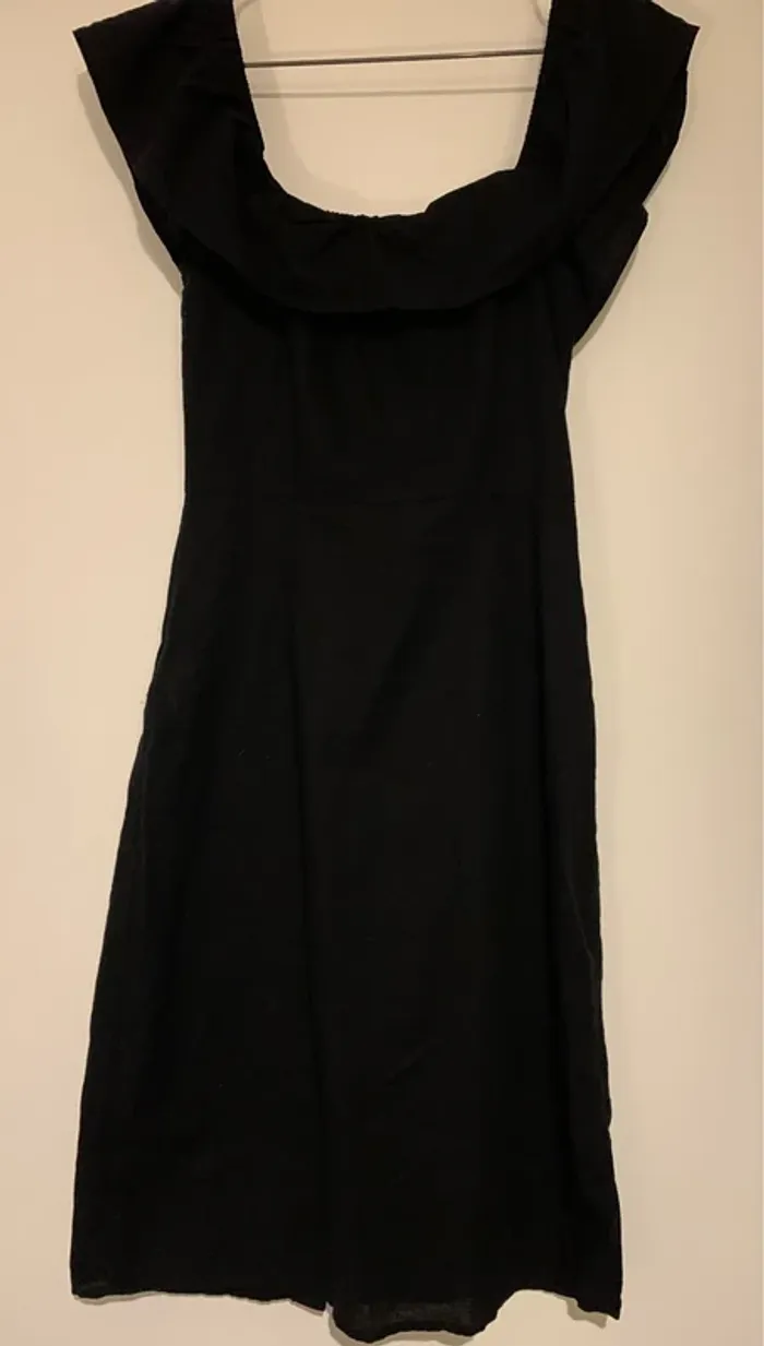 Robe à volant noir Tally Weidj taille S - photo numéro 7