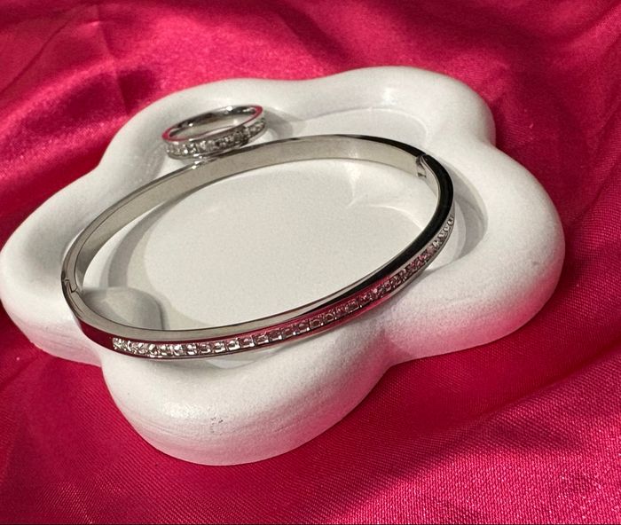 Bracelet et bague en acier inoxydable - photo numéro 2