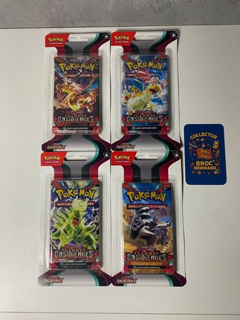 Carte Pokemon ArtSet Blister EV03 flammes obsidiennes neuf scellé 