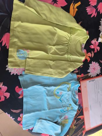Lot de deux tee shirts clayeux 3 ans