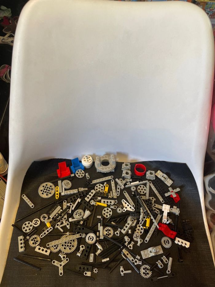 Lego Technic lot vrac clips fixations barres connecteurs officiel vintage pièces détachées