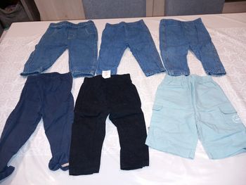 Lots pantalons 6 mois