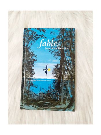 Beau livre Fables de la Fontaine, illustrées par Emmanuel Guibert