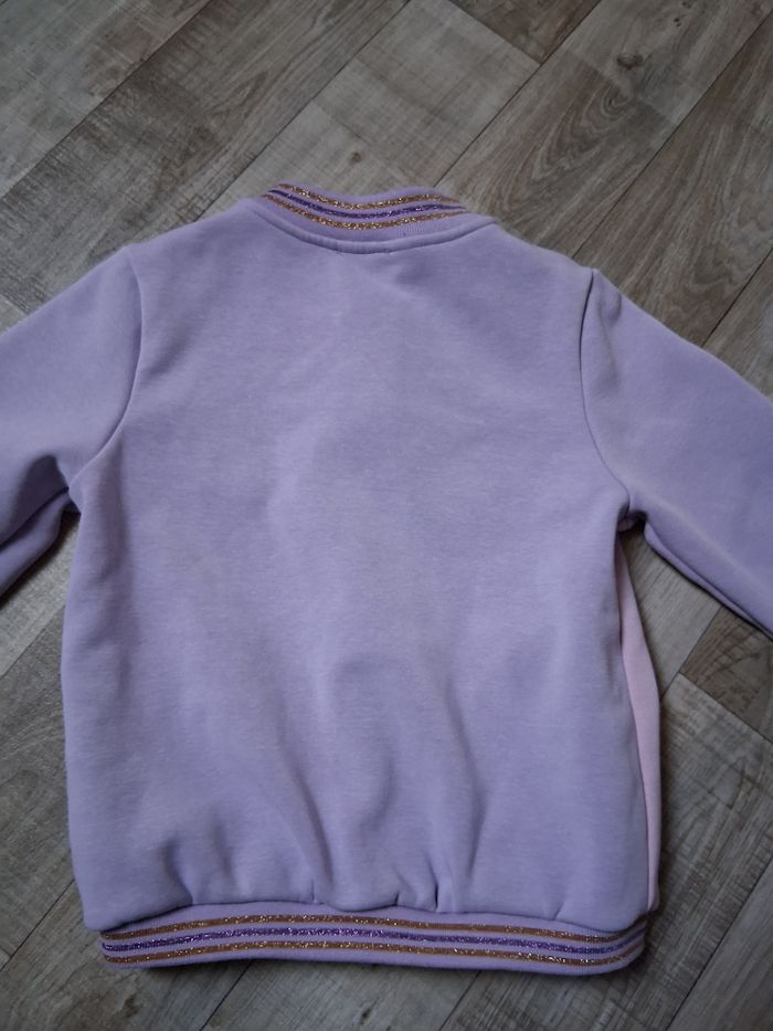 Veste de jogging fille rose et parme 6 ans - photo numéro 7