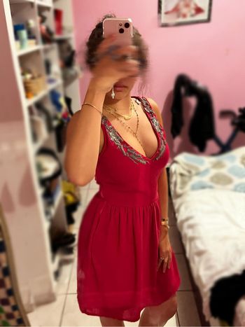Robe fushia