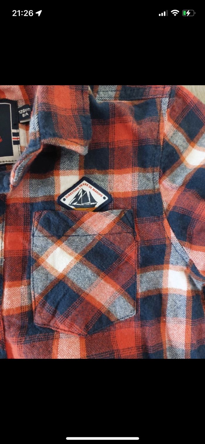 Chemise Terre De Marins taille 8 ans - photo numéro 3