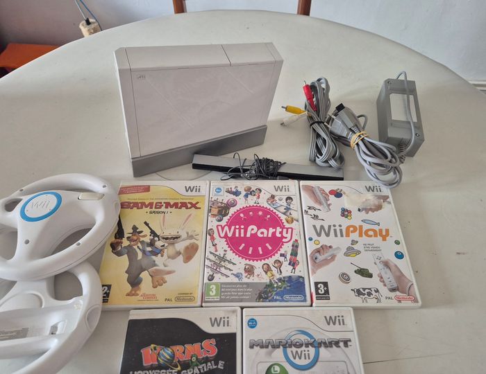 console Nintendo wii blanche et jeux - photo numéro 3