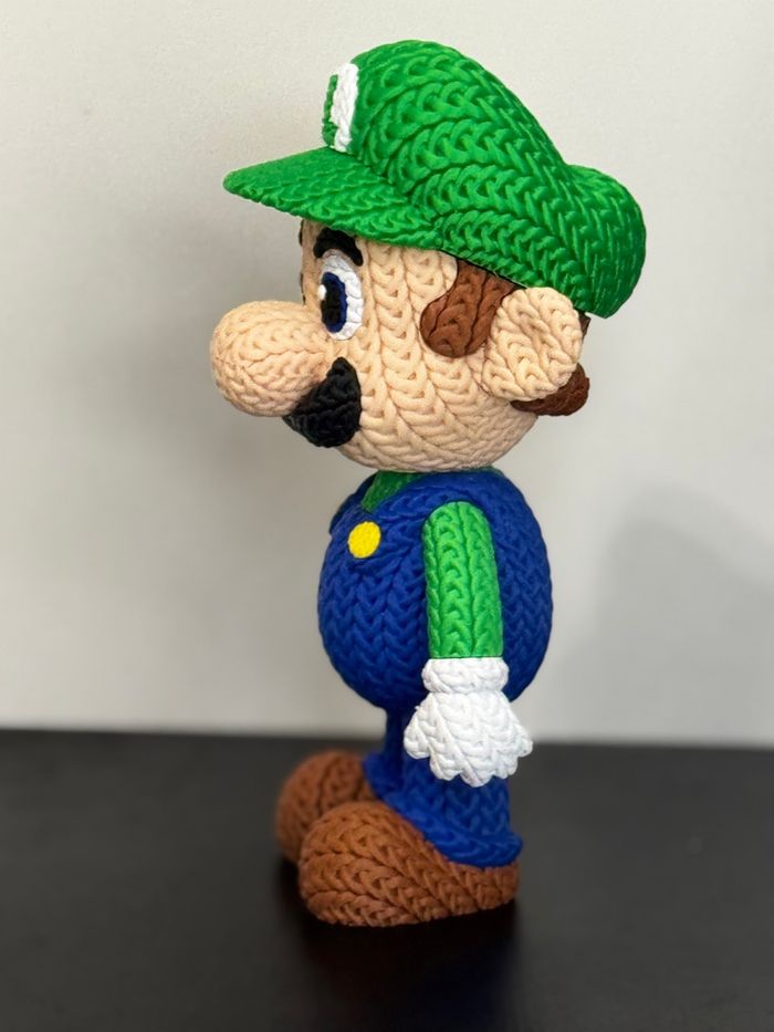 Luigi version tricoté 20 cm - photo numéro 2