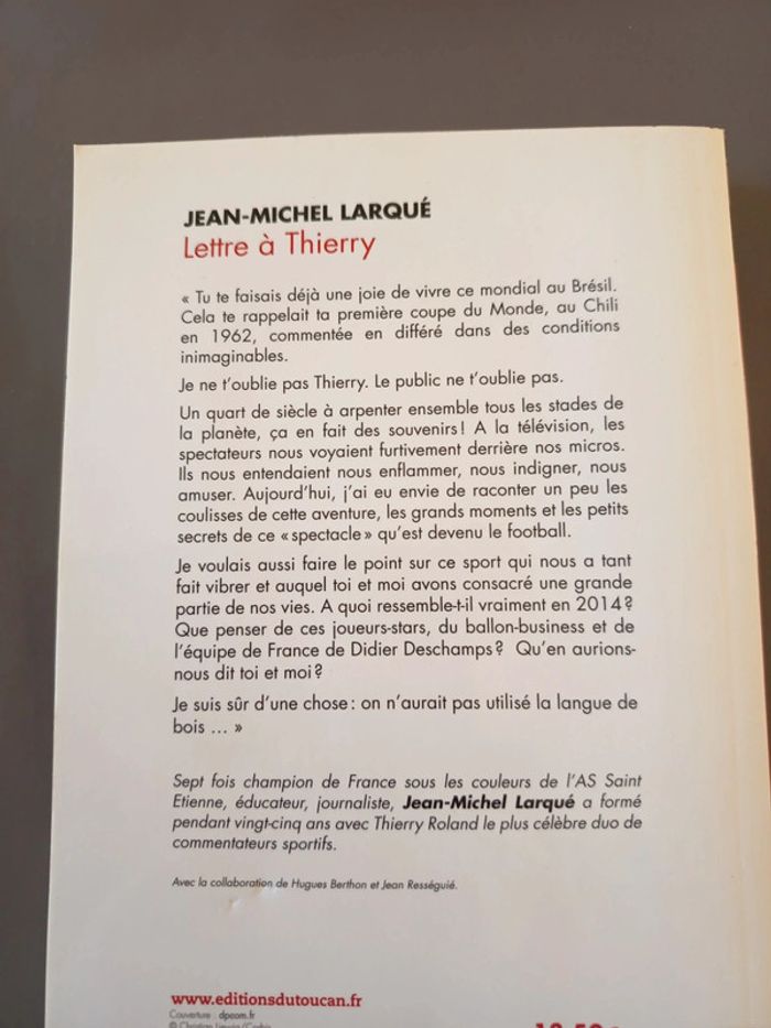 Livre Lettre à Thierry - photo numéro 3