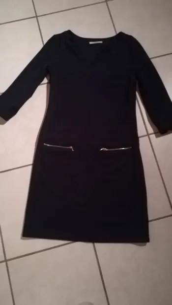 Robe marine camaïeu