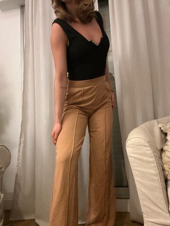 Pantalon classe beige Stradivarius