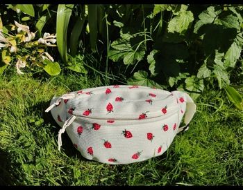 Sac banane velours côtelé neuf
