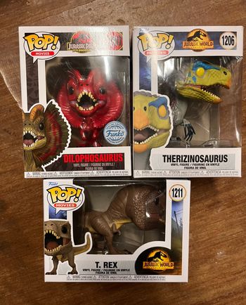 Funko pop jurassic Park lot