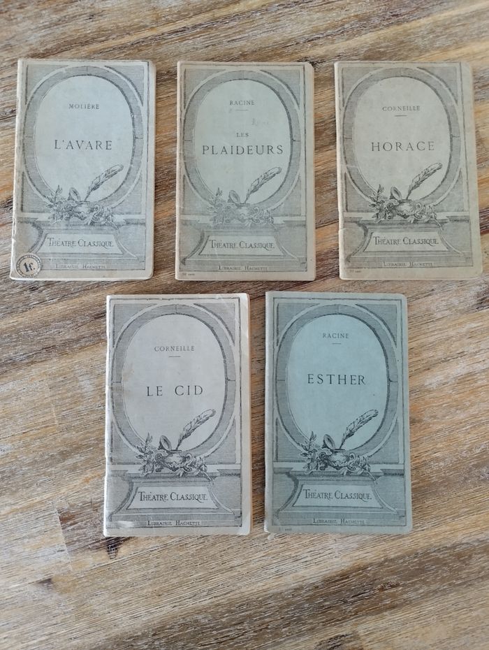 Lot de 5 livres de théâtre anciens - photo numéro 2