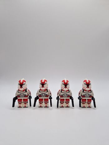 Figurines type lego 4 Clones Ganch star wars