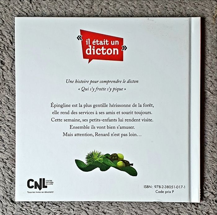 Roman pour enfants "Qui s'y frotte s'y pique" - Collection Un Jour Un Dicton (4-6 ans) / Hachette - photo numéro 2
