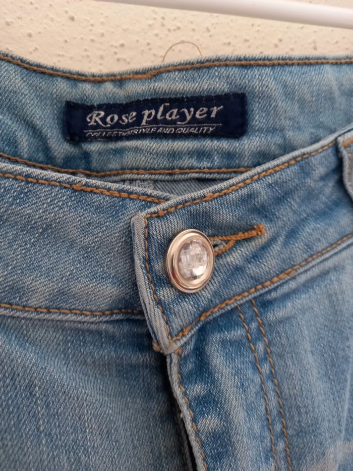 Pantalon jeans Femmes délavé Taille : 38 - photo numéro 7