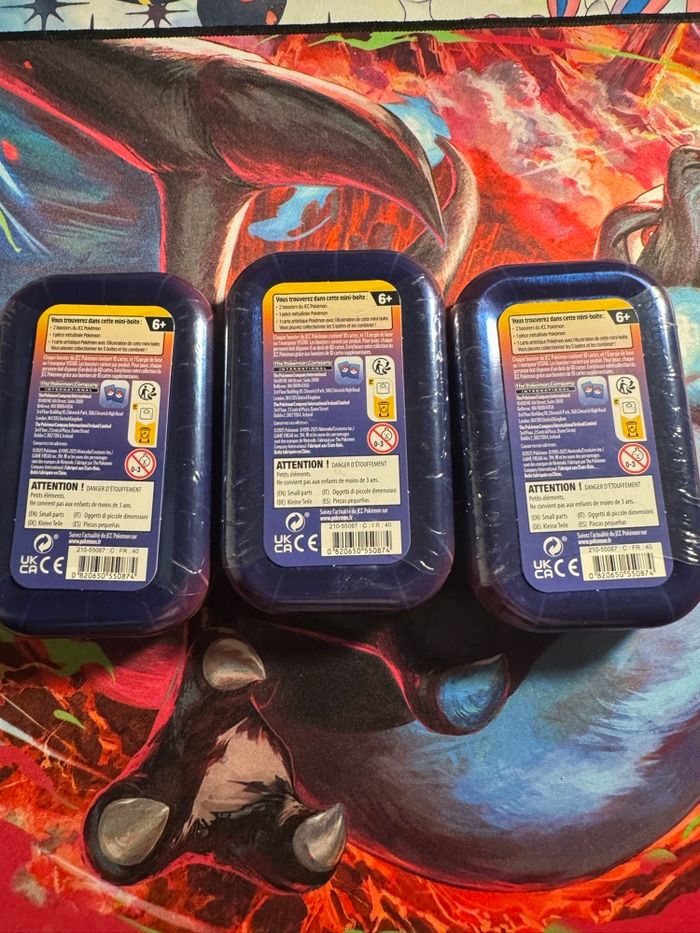 Lots de 3 mini tin de kanto - photo numéro 2