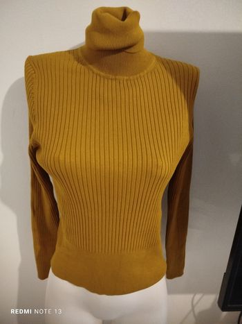 #kytieXLfemme. Pull col roulé côtelé taille XL