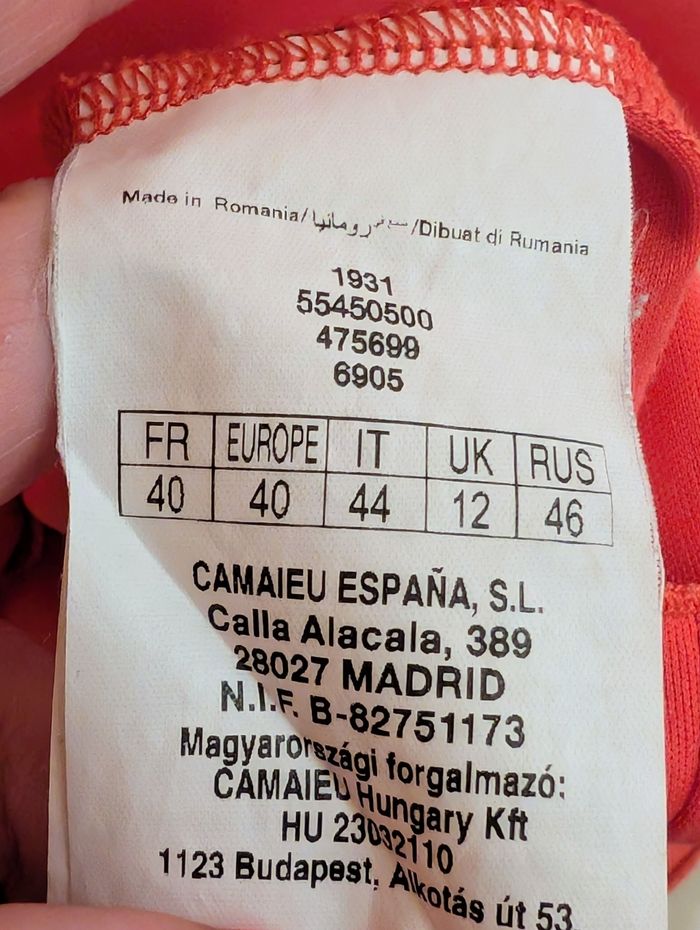 🌸 Robe courte rose Camaïeu – Taille 40 - photo numéro 4