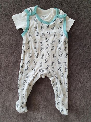 Ensemble salopette et body été
