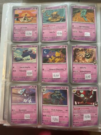 Cartes Pokémon psy 