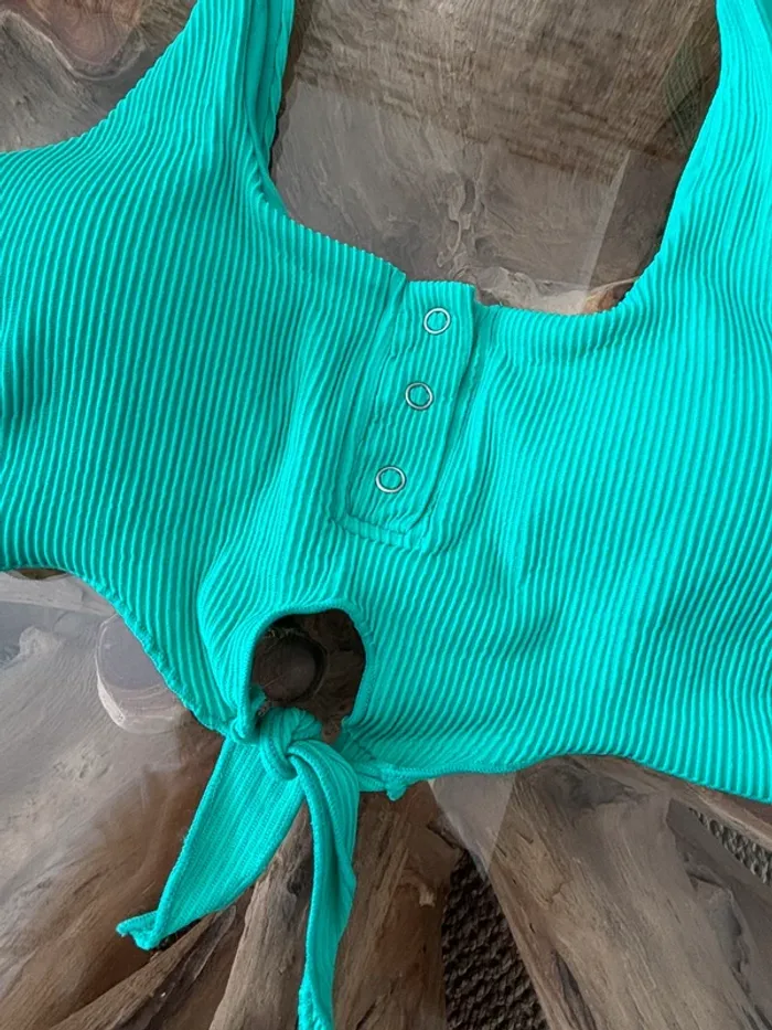 Haut de maillot de bain Ardene swim vert menthe - photo numéro 2