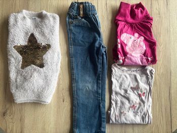 Lot vêtements fille 4 ans – Gémo, Charlie & Prune, Peppa Pig – Bon état