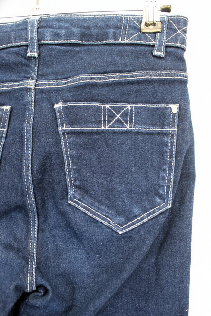 Jean Slim/Droit Bleu Foncé - "It's Time To Be" - Taille 36/S - photo numéro 3