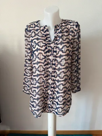 Blouse en très bon état taille 38 Areline bleu