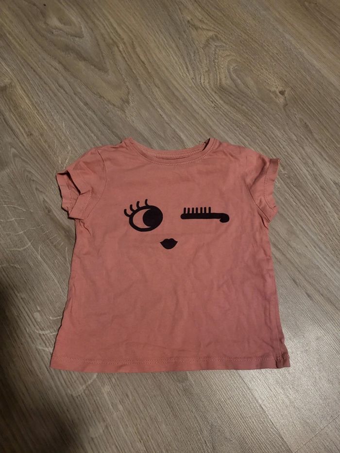 T shirt rose kiabi 2 ans