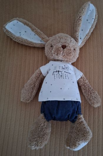 Doudou/Peluche Lapin Tape à L'œil (TAO)