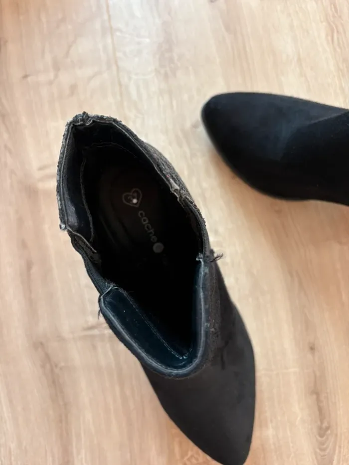 Bottines noires paillettes Cache Cache - photo numéro 2