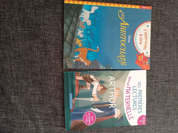 Les Aristochats et Arthur pour apprendre à lire (lot de deux livres)