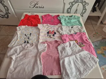 Lot tshirts 12 mois